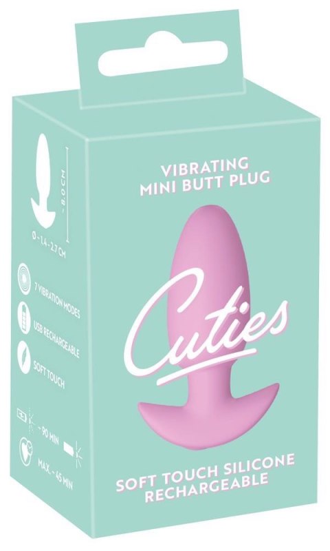Cuties: Różany Wibracyjny Korek Analny