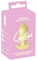 Cuties: Żółty Wibrujący Korek Analny