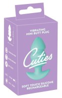 Cuties: Wibrujący Mini Plug Analny – Szmaragdowa Zieleń