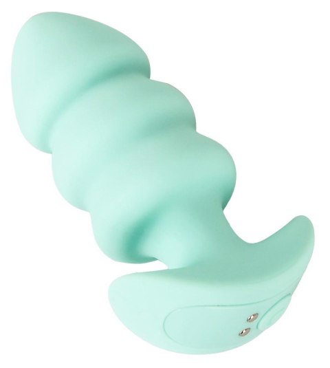 Cuties: Wibrujący Mini Plug Analny – Szmaragdowa Zieleń