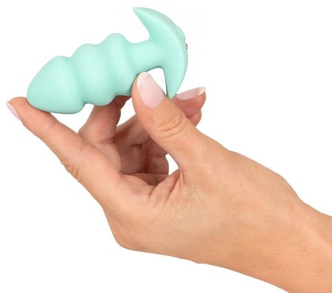 Cuties: Wibrujący Mini Plug Analny – Szmaragdowa Zieleń