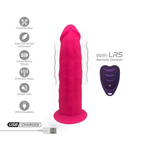 Zmysłowy Wibrator w Kolorze Różu z 10 Trybami Stymulacji – 17 cm