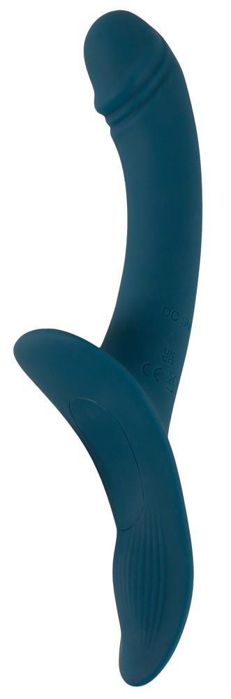 Twój Wibrator Strap-On Zdalnie Sterowany – Błękit