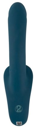 Twój Wibrator Strap-On Zdalnie Sterowany – Błękit