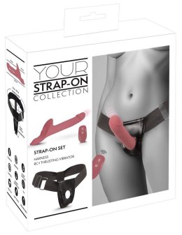 Różowy Wibrator Strap-On 'Your'