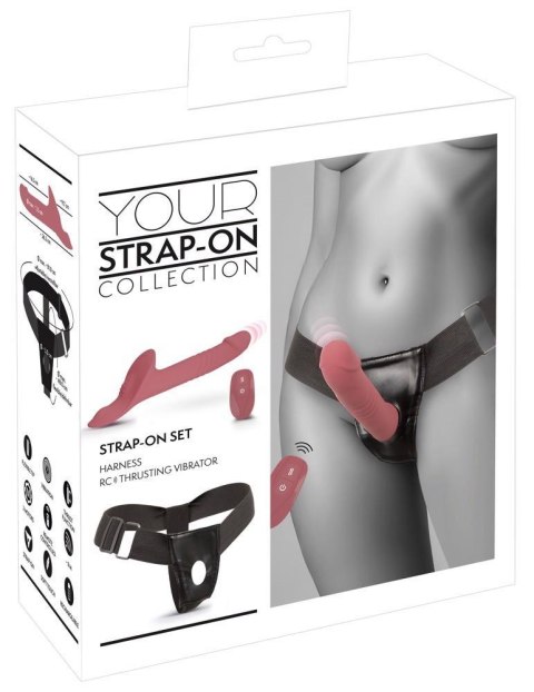 Różowy Wibrator Strap-On 'Your'