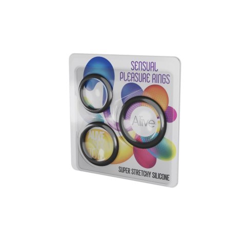 AL. Sensual Pleasure Rings – Zestaw Pierścieni Erekcyjnych