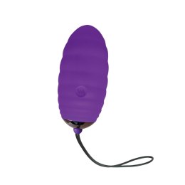 Luksusowe Wibrujące Jajko Ocean Breeze Purple ze Zdalnym Sterowaniem