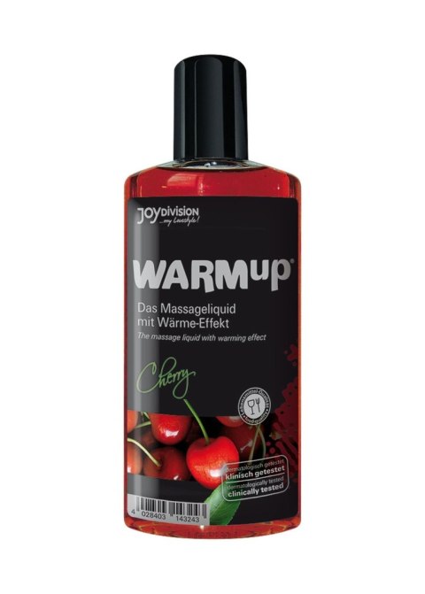 Rozgrzewający olejek do masażu WARMup Wiśnia, 150 ml