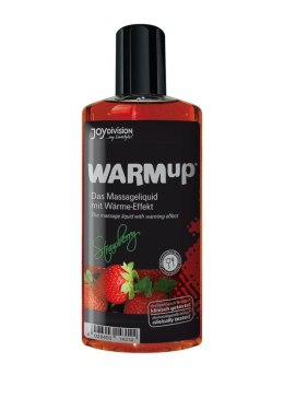 Zmysłowy olejek rozgrzewający WARMup o smaku truskawkowym, 150 ml