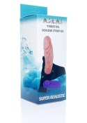 Strap-on Adrian z Wibracjami – Pusty w Środku, Realistyczny