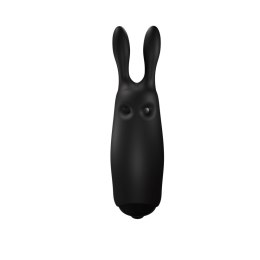 Kieszonkowy wibrator-stymulator Lastic Rabbit – czarny