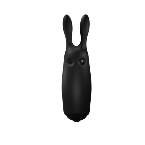 Kieszonkowy wibrator-stymulator Lastic Rabbit – czarny