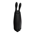 Kieszonkowy wibrator-stymulator Lastic Rabbit – czarny