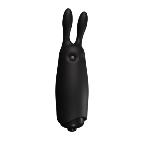 Kieszonkowy wibrator-stymulator Lastic Rabbit – czarny