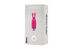 Lastic Pocket Vibe RabbitPink – Dyskretny Wibrator Mini z Nakładką Króliczka