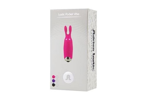 Lastic Pocket Vibe RabbitPink – Dyskretny Wibrator Mini z Nakładką Króliczka