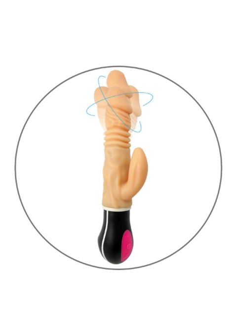 Wibrator URANUS USB z 12 Funkcjami i Realistycznym Ruchem Posuwisto-Zwrotnym