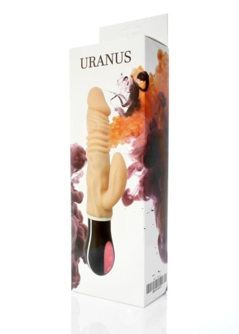 Wibrator URANUS USB z 12 Funkcjami i Realistycznym Ruchem Posuwisto-Zwrotnym