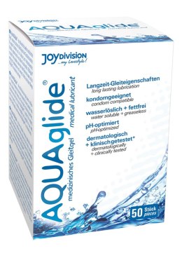 AQUAglide – Nawilżający żel intymny na bazie wody, 50 saszetek