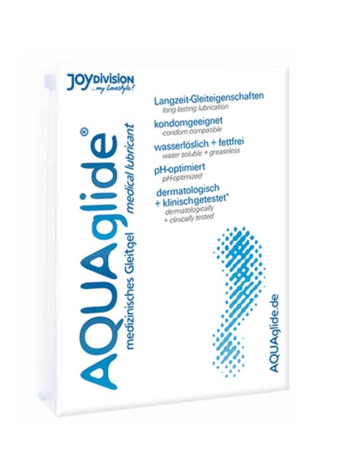 AQUAglide – Nawilżający żel intymny, 6 poręcznych saszetek 3 ml