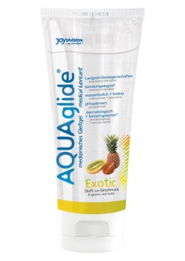 AQUAglide Exotic: Zmysłowy Lubrykant Wodny o Egzotycznym Zapachu, 100 ml