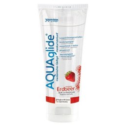 AQUAglide Strawberry – Smakowity Żel Nawilżający 100 ml