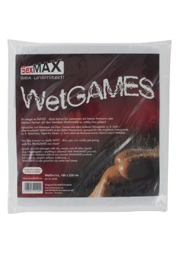 BDSM-SexMAX WetGAMES – Mata ochronna do mokrych zabaw, 180 x 220 cm, biała
