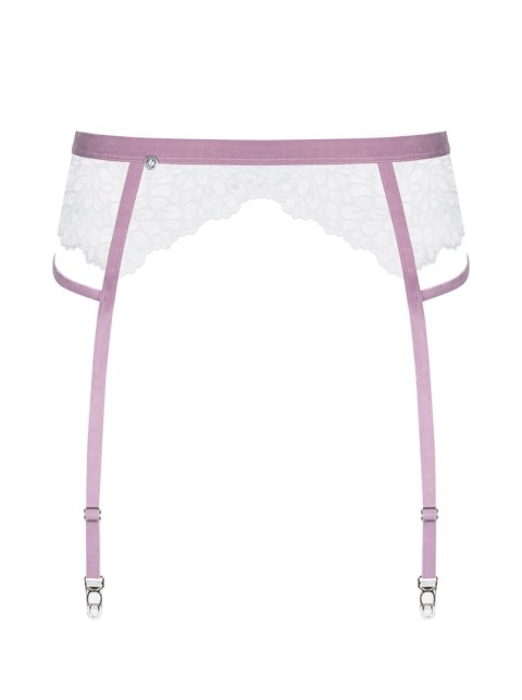 Zmysłowy pas do pończoch Lilyanne, biały L/XL