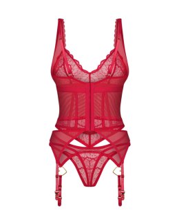 Zmysłowy komplet Cupide Desir: Gorset i stringi (rozmiar 2XL/3XL)