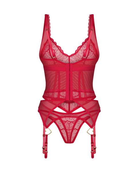 Ekskluzywny komplet Cupide Desir: Gorset i stringi S/M
