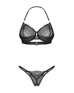 Zmysłowy Komplet Iliosa: biustonosz i otwarte stringi (L/XL)