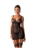 Ekskluzywny komplet bielizny Nuites: koszulka nocna i stringi 2XL/3XL