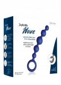 Analne kulki Joyballs Wave – krótki, niebieski
