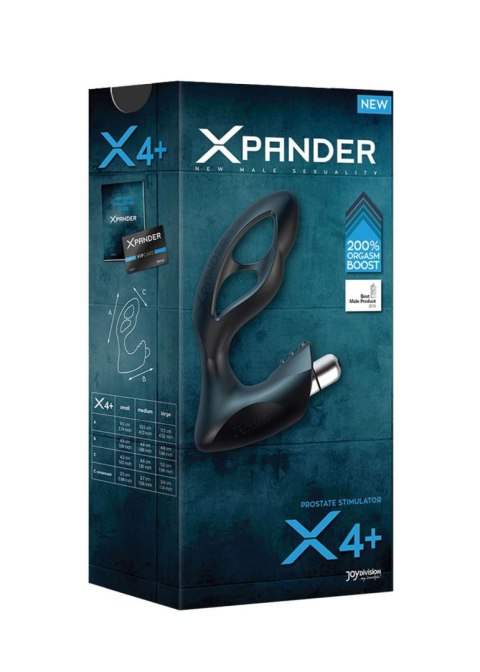 XPANDER X4+ PowerRocket – Luksusowy Stymulator Prostaty z Wibracjami, Akumulatorowy (Mały)