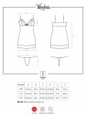 Wonderia - Zmysłowy Komplet: Koszulka i Stringi L/XL