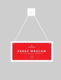 Elegancka tabliczka drzwiowa Obsessive: Otwarte/Zamknięte