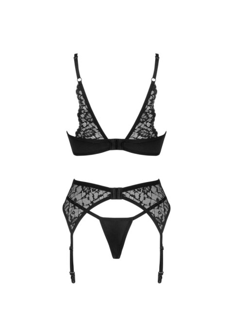 Elegancki komplet bielizny Bellastia, 3-częściowy (M/L)