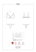Ekskluzywny Komplet Bielizny Giftella w Uwodzicielskiej Czerwieni, Rozmiar L/XL