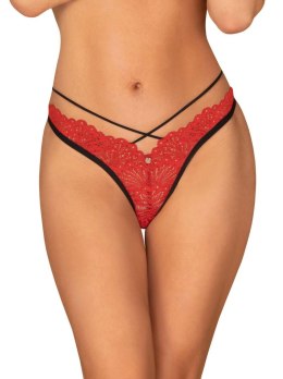 Stringi Mettia L/XL – Czerwona Koronka