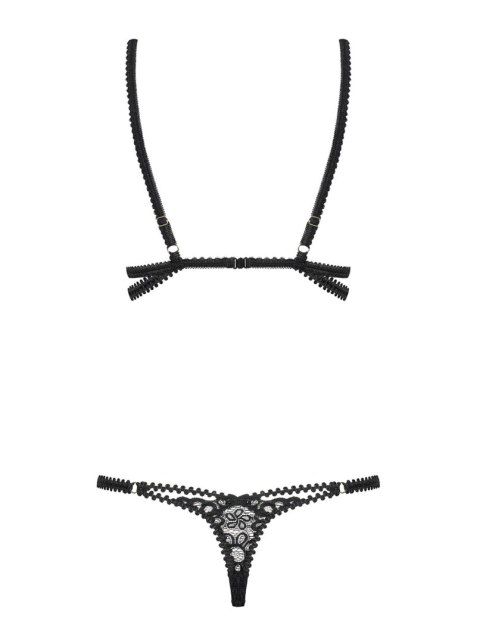Zmysłowe body Mixty z koronką - czarne (L/XL)