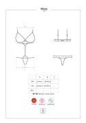 Zmysłowe body Mixty z koronką - czarne (L/XL)