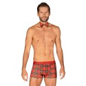 Mr Merrilo: Świąteczne bokserki z muchą 2XL/3XL
