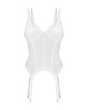 Elegancki biały gorset Arrowel White 2XL/3XL