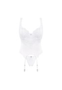 Gorset i stringi Amor Blanco, biały, rozmiar L/XL