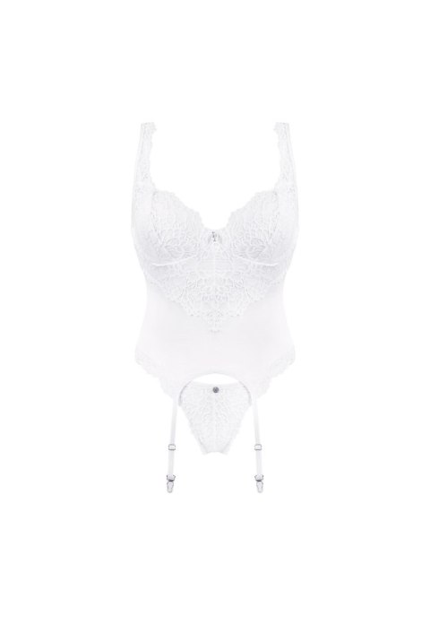 Gorset i stringi Amor Blanco, biały, rozmiar L/XL
