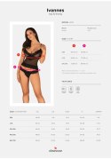 Ivannes - Zmysłowy Komplet Bielizny: Top i Stringi L/XL