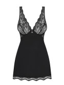 Zmysłowy Komplet Luvae: Babydoll i Stringi – Czarny S/M