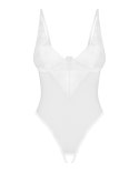 Ekskluzywne body Alissium z otwartym krokiem, rozmiar M/L