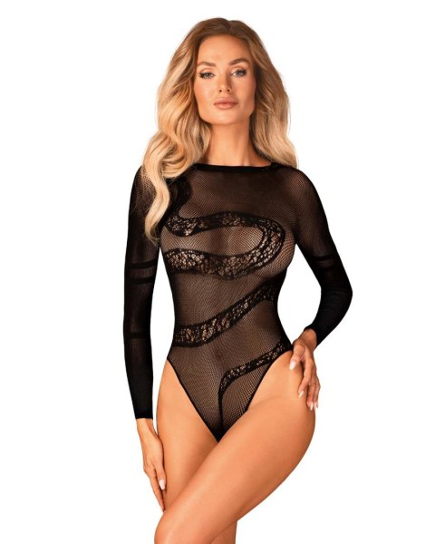 Erotyczne Body B137 z Wężowym Motywem XL/XXL